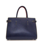 Louis Vuitton Handbag Twist Tote Andigo Blue Red Epi Leather Silver — view 2
