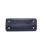 Louis Vuitton Handbag Twist Tote Andigo Blue Red Epi Leather Silver — view 4