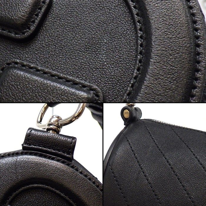 Gucci Shoulder Bag Blanc Di Small Aacpy Leather Cotton Silver — view 7