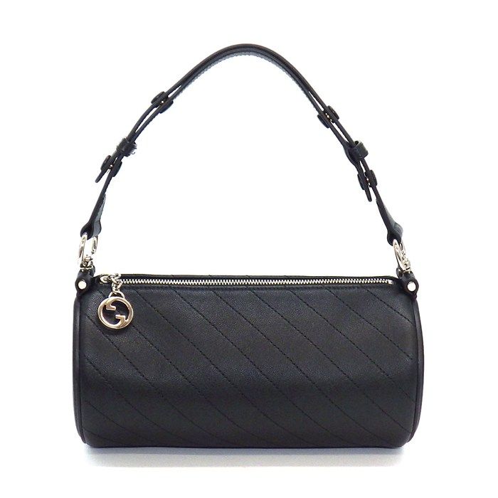 Gucci Shoulder Bag Blanc Di Small Aacpy Leather Cotton Silver