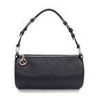 Gucci Shoulder Bag Blanc Di Small Aacpy Leather Cotton Silver