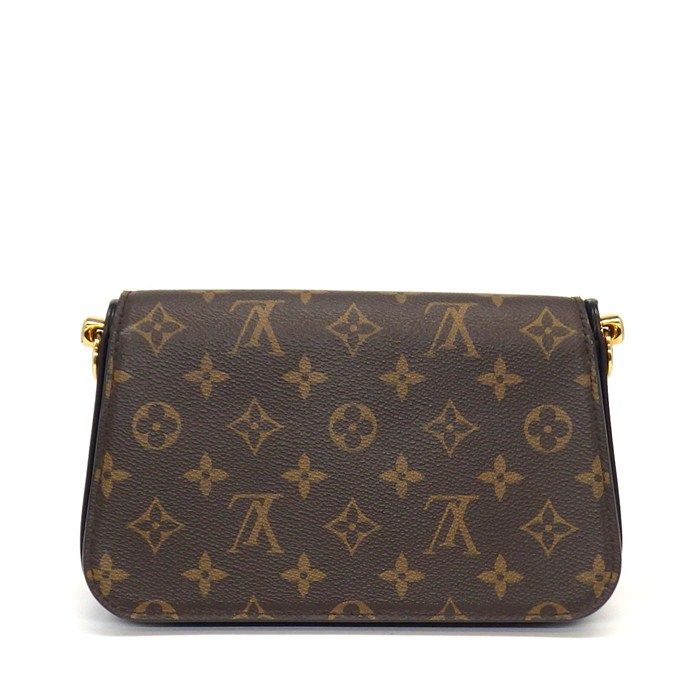 Louis Vuitton Shoulder Bag Neo Sun Cloud Monogram Canvas Black Leather — view 2
