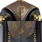 Louis Vuitton Shoulder Bag Neo Sun Cloud Monogram Canvas Black Leather — view 8