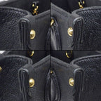 Louis Vuitton Handbag On The Go BB Black Monogram Empreinte Leather Gold — view 8