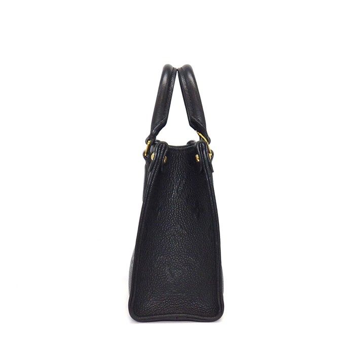 Louis Vuitton Handbag On The Go BB Black Monogram Empreinte Leather Gold — view 3
