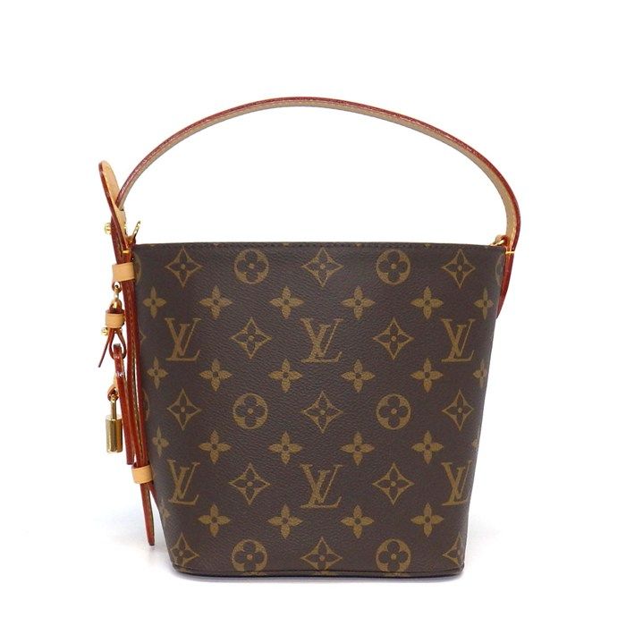 Louis Vuitton Handbag All in BB Brown Monogram Canvas Leather Gold
