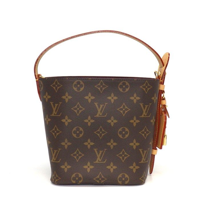 Louis Vuitton Handbag All in BB Brown Monogram Canvas Leather Gold — view 2