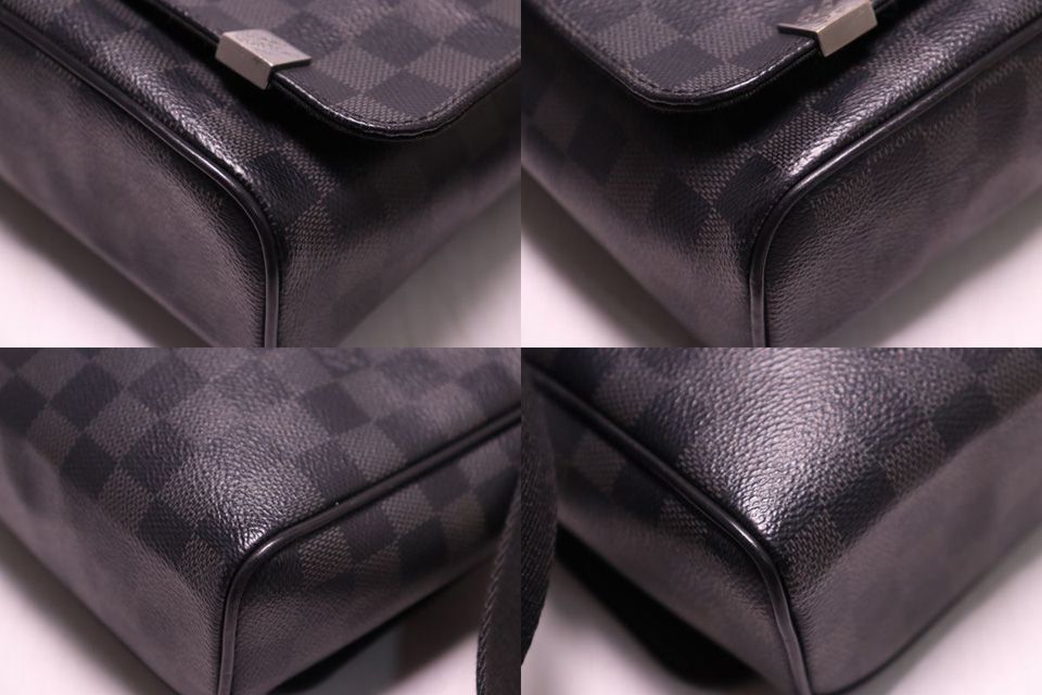 Louis Vuitton Damier Graphite District PM Shoulder — view 5
