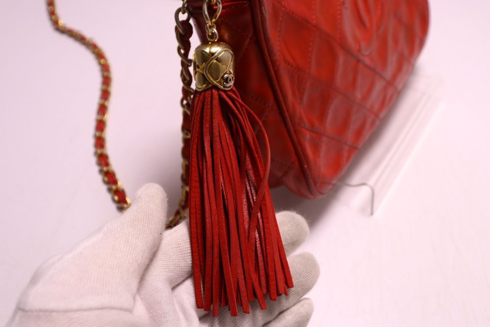 Chanel Lambskin Quilted Chain Shoulder — view 8