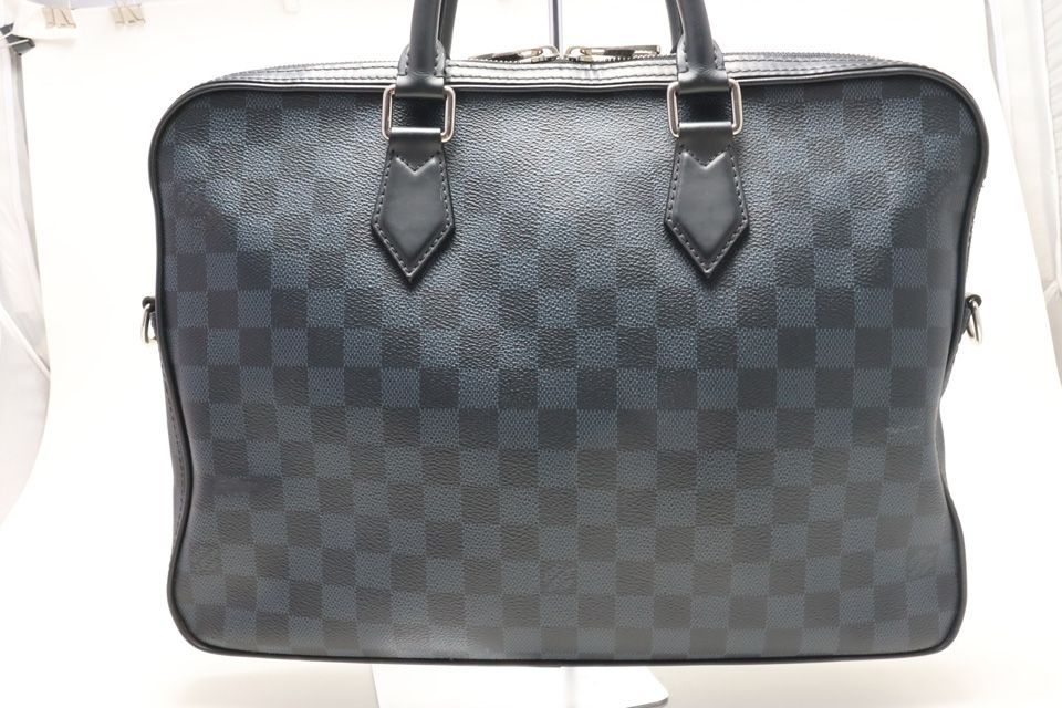 Louis Vuitton Damier Cobalt Dandy MM Briefcase Business — view 2