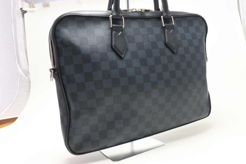 Louis Vuitton Damier Cobalt Dandy MM Briefcase Business — view 4