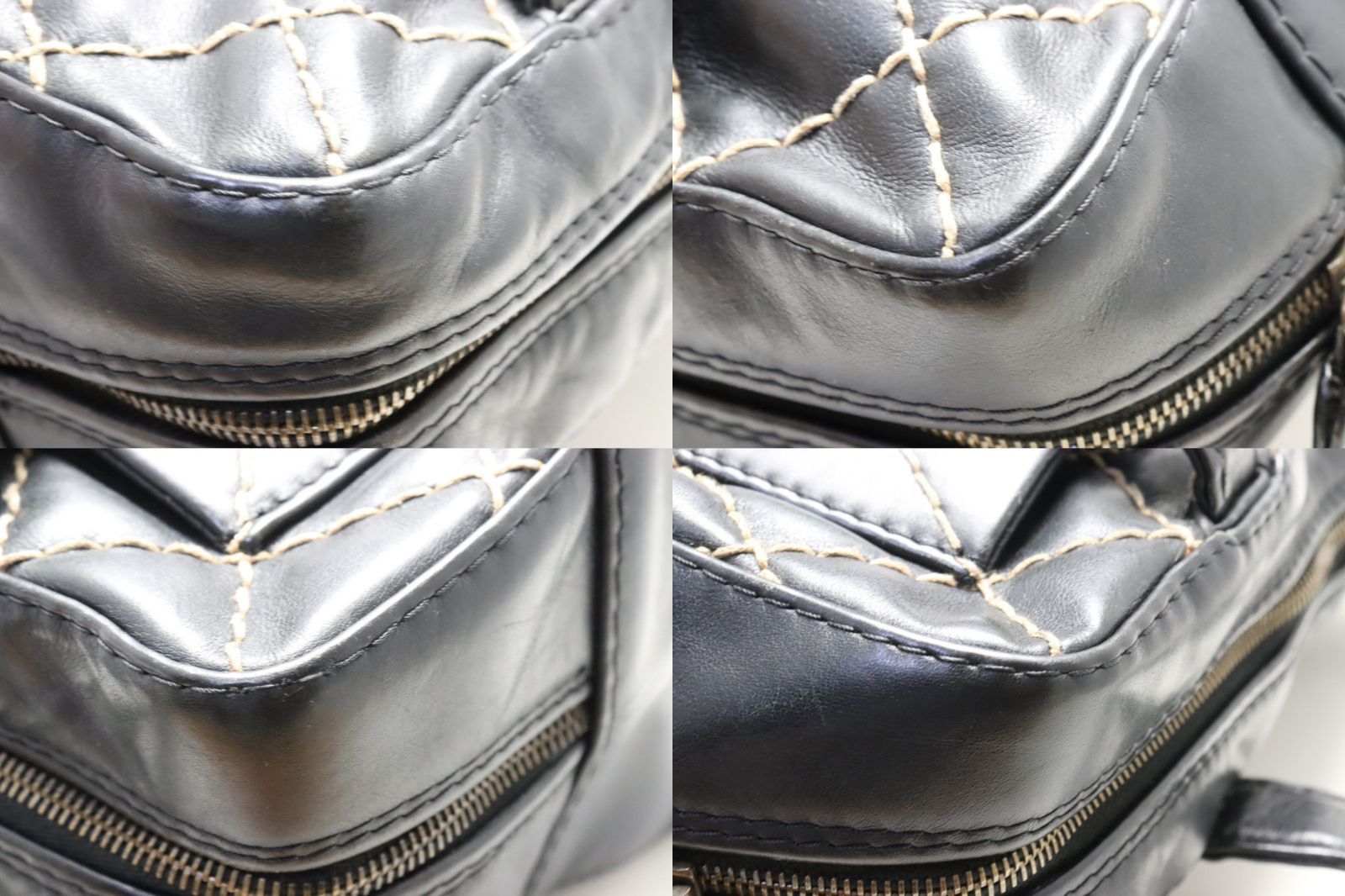 Chanel Wild Stitch Leather Handbag Mini — view 5