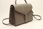 Saint Laurent Gray Leather Cassandra 2-Way Shoulder — view 4