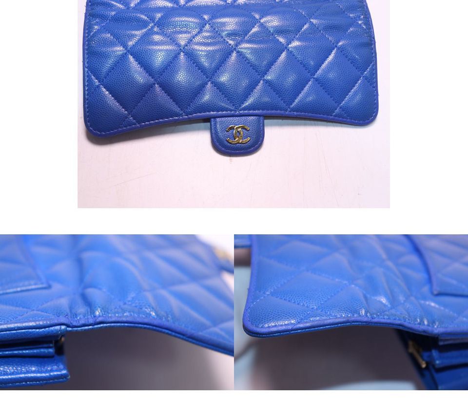Chanel Caviar Leather Quilted Wallet — view 9