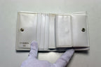 Chanel Caviar Leather Quilted Trifold Wallet — view 4