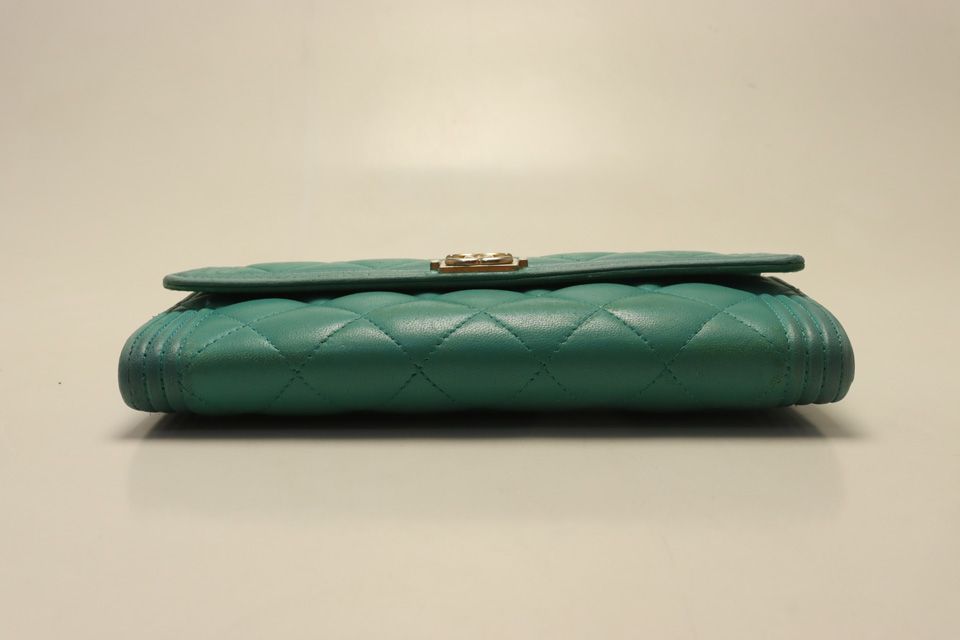Chanel 28 Boy Lambskin Wallet — view 3