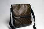 Louis Vuitton Monogram Macassar Bus MM Shoulder — view 4