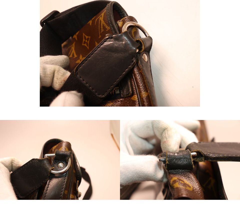 Louis Vuitton Monogram Macassar Bus MM Shoulder — view 8