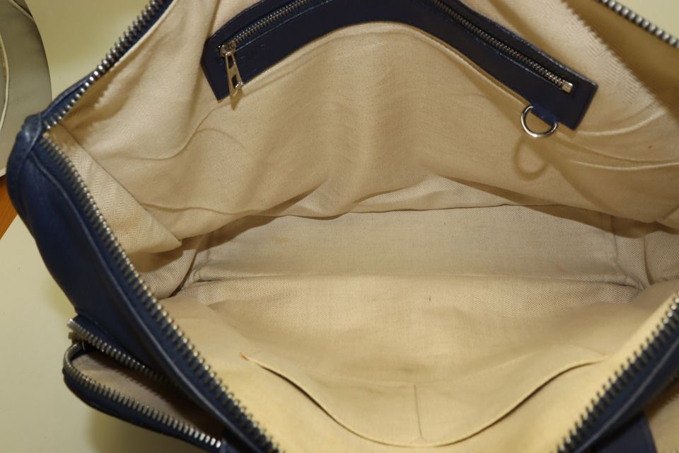 Loewe Anagram Leather Business Briefcase — view 7