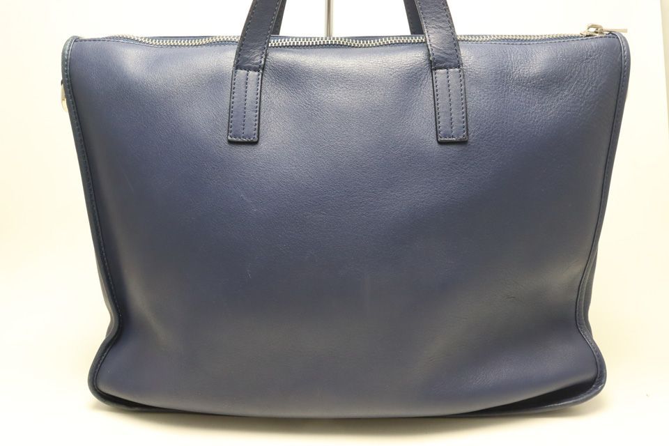Loewe Anagram Leather Business Briefcase — view 2