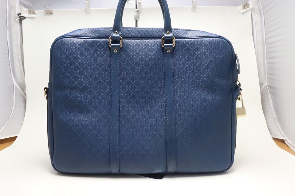 Gucci Diamante Leather Business Briefcase — view 2
