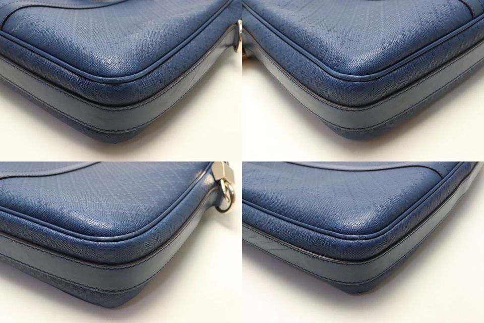 Gucci Diamante Leather Business Briefcase — view 5
