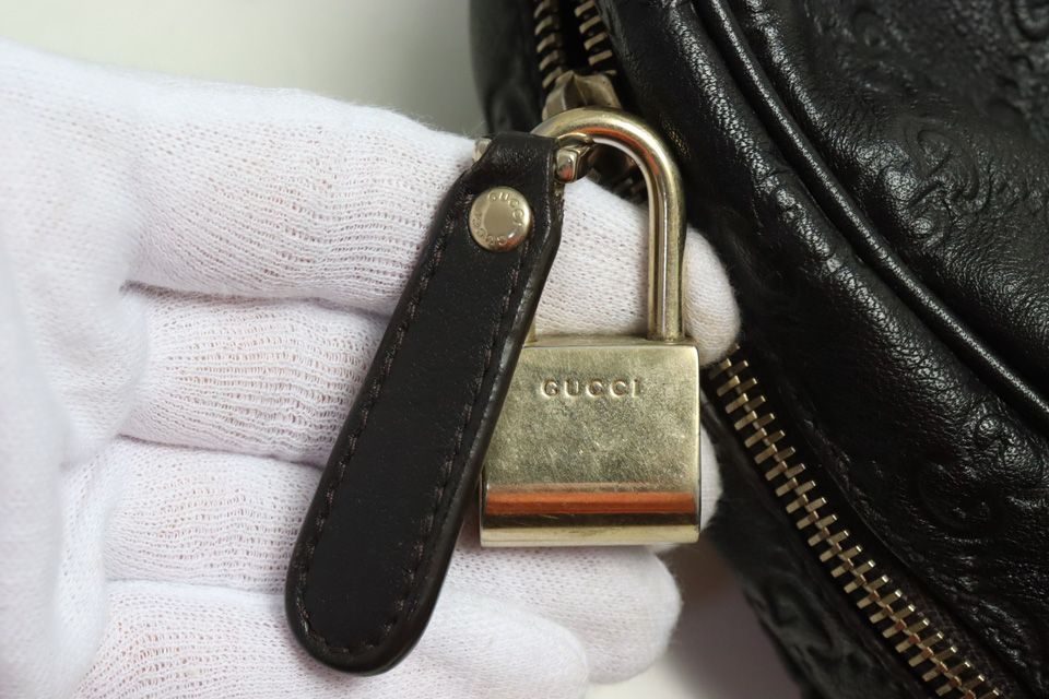 Gucci Guccissima Leather Business Briefcase — view 8
