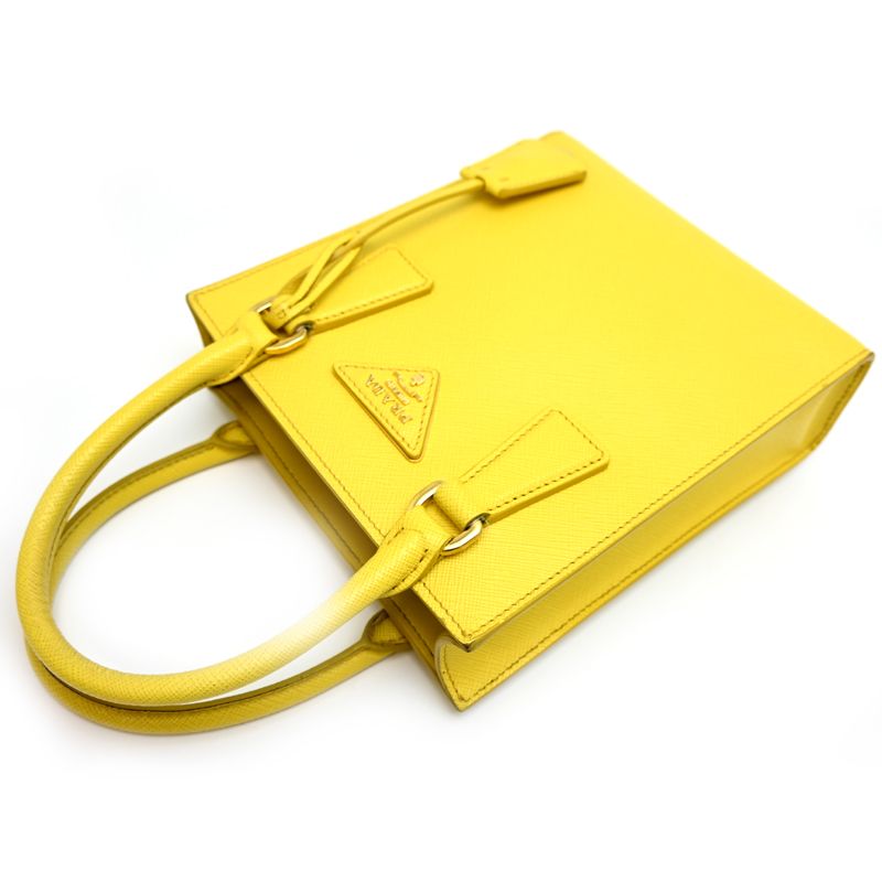 Prada Shoulder Bag Yellow — view 3