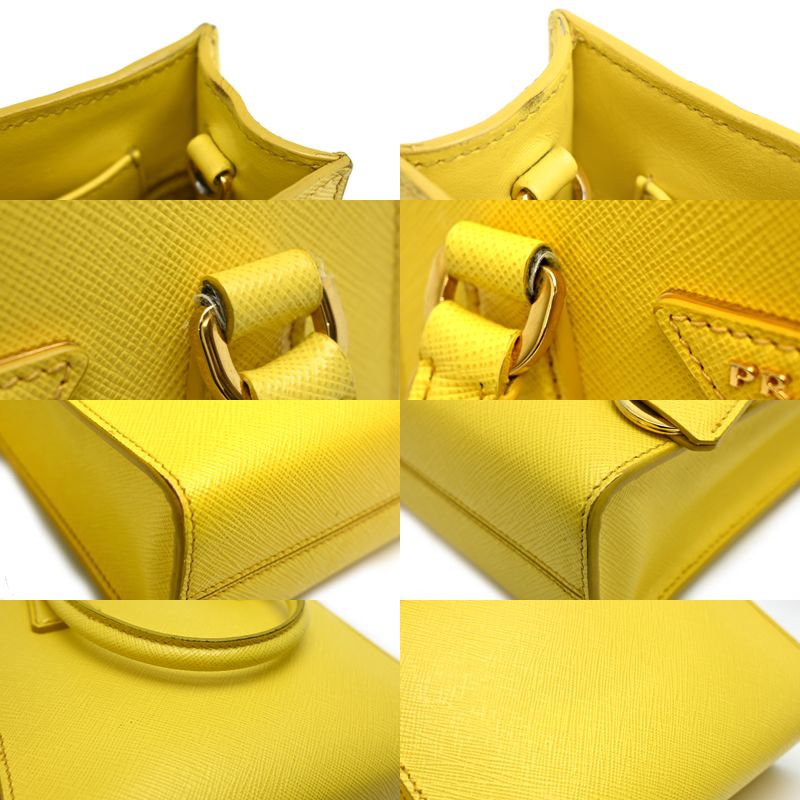 Prada Shoulder Bag Yellow — view 7