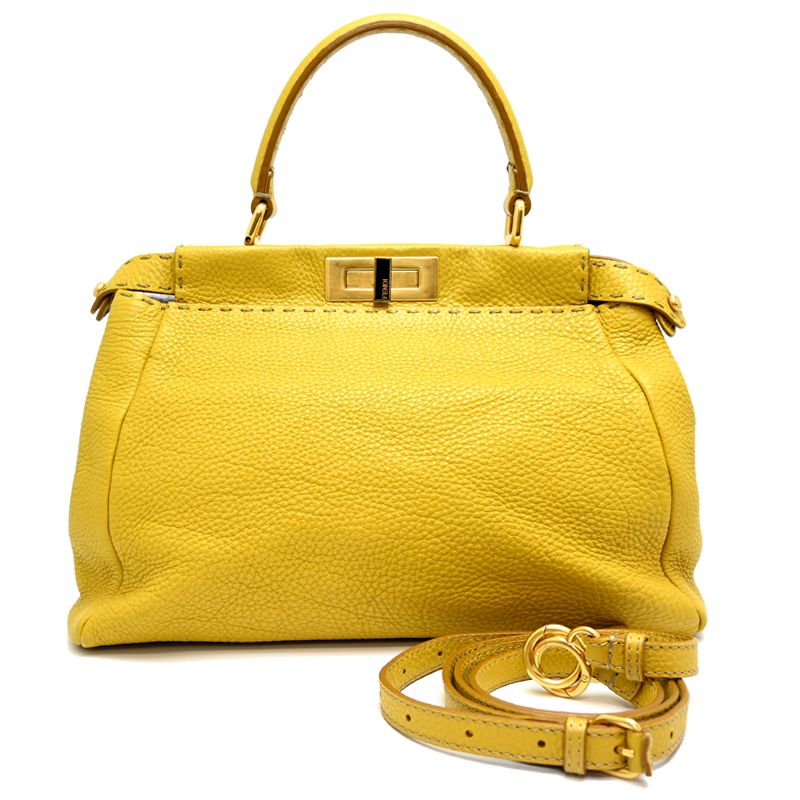 Fendi Handbag Yellow