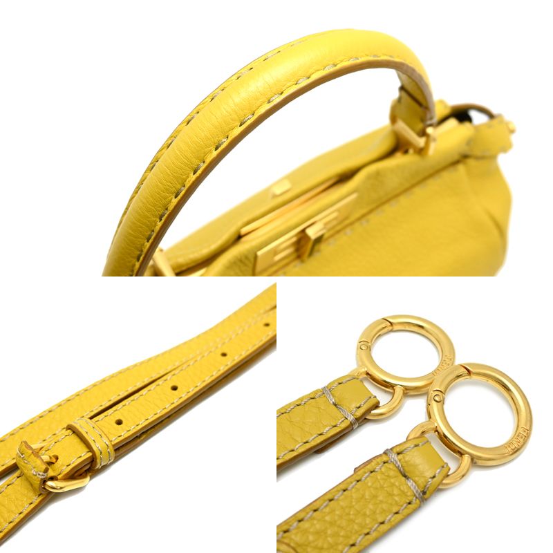 Fendi Handbag Yellow — view 5