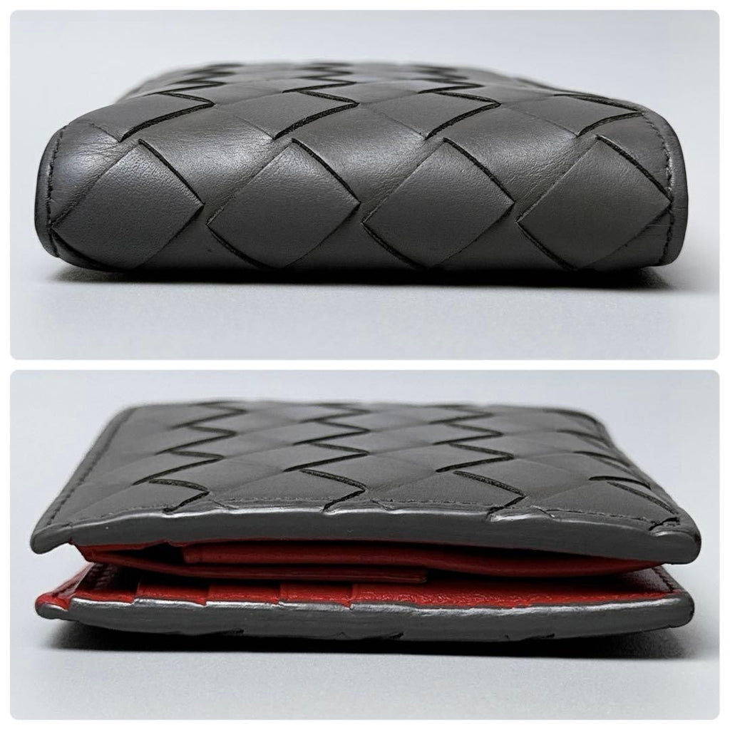 Bottega Veneta Bifold Wallet with Intrecciato Coin Purse — view 6
