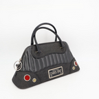 Dior Trailer Montaigne Boston Bag Black Punchingleather