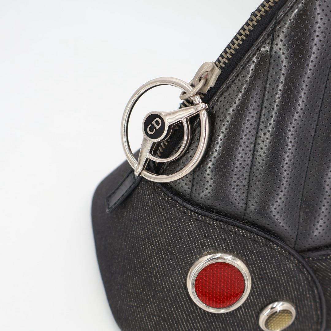 Dior Trailer Montaigne Boston Bag Black Punchingleather — view 4