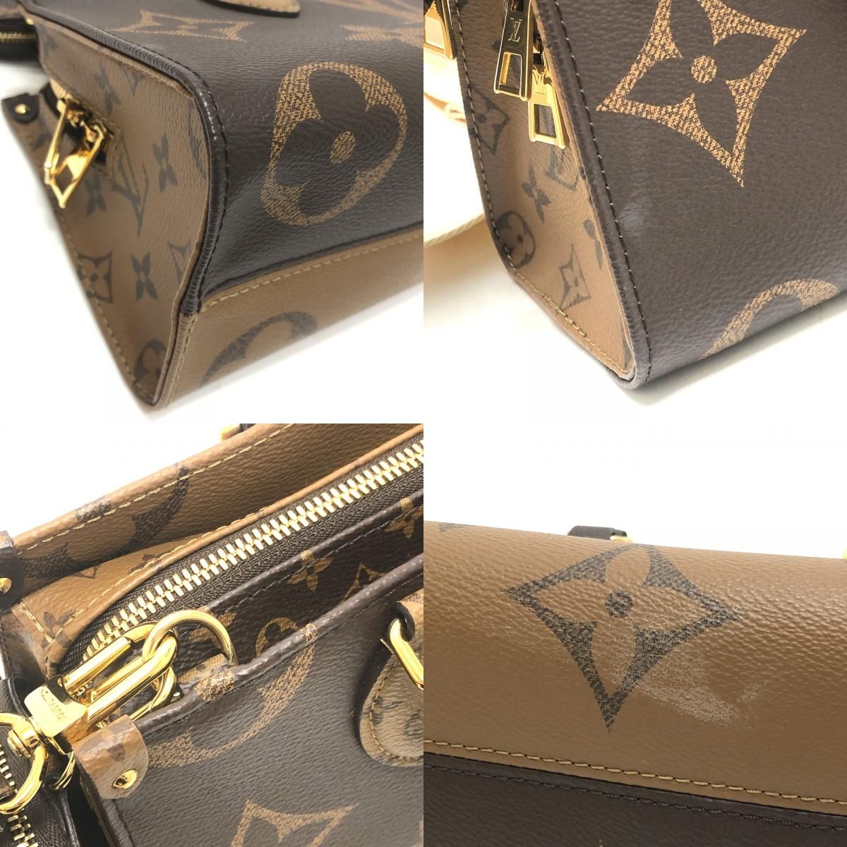 Louis Vuitton Handbag On The Go East West Monogram Canvas Black — view 7