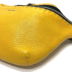 Fendi Waist Bag Selleria Crossbody Leather Yellow — view 5