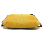 Fendi Waist Bag Selleria Crossbody Leather Yellow — view 4