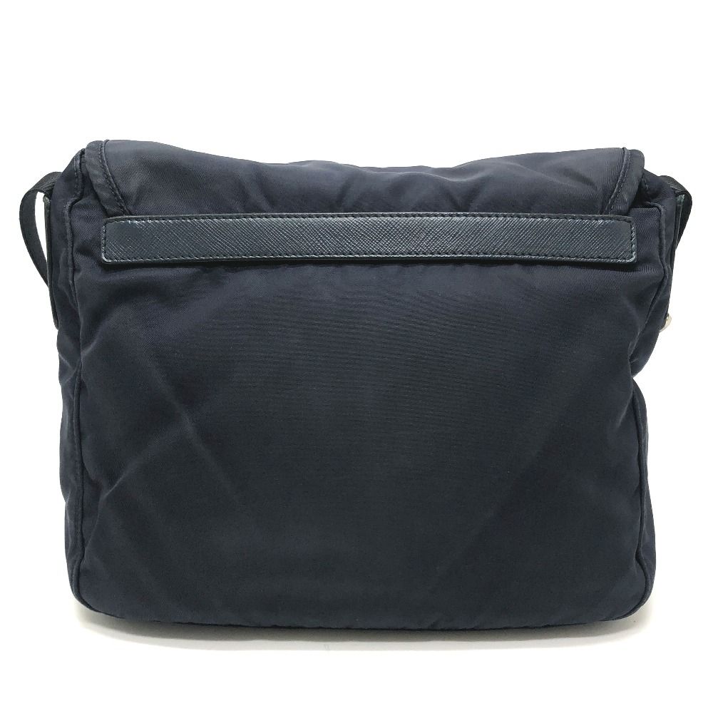 Prada Shoulder Bag Triangle Nylon Navy — view 2