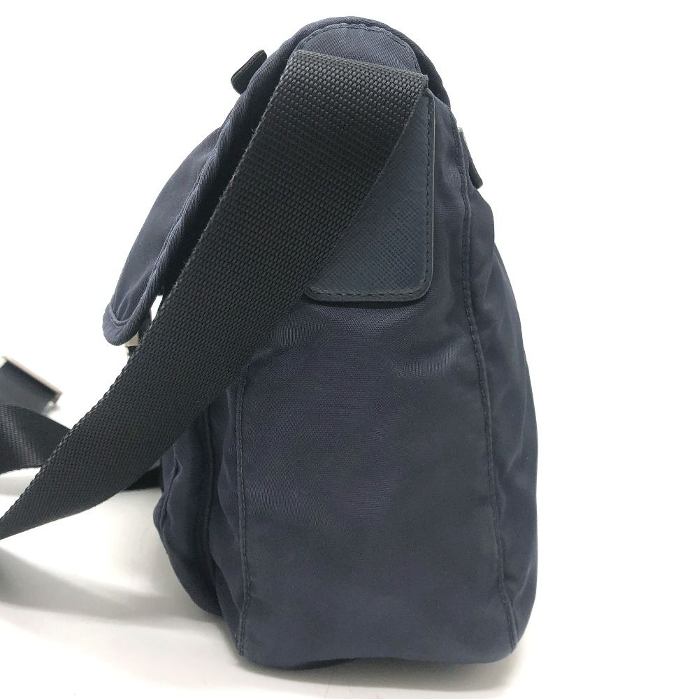 Prada Shoulder Bag Triangle Nylon Navy — view 3
