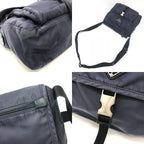 Prada Shoulder Bag Triangle Nylon Navy — view 7
