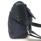 Prada Shoulder Bag Triangle Nylon Navy — view 4