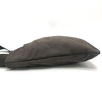 Prada Shoulder Bag Logo Jacquard Canvas Brown — view 4