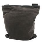Prada Shoulder Bag Logo Jacquard Canvas Brown — view 2