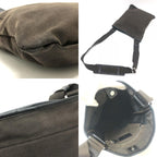 Prada Shoulder Bag Logo Jacquard Canvas Brown — view 7