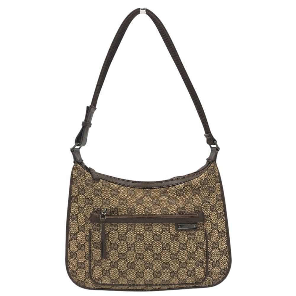 Gucci Shoulder Bag GG Canvas Beige