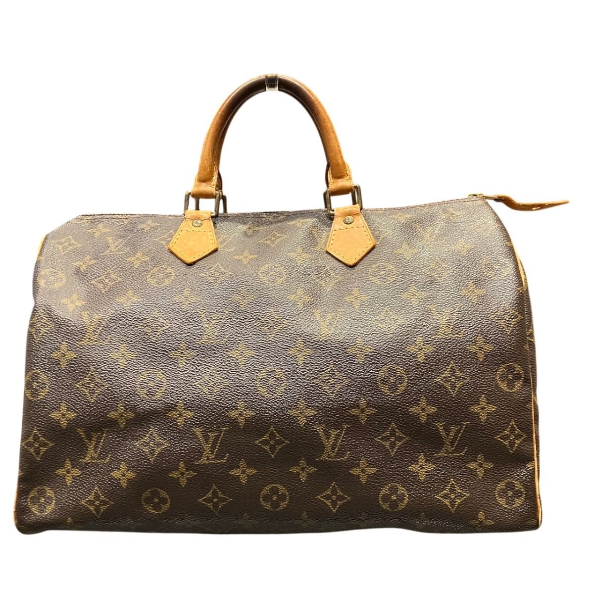 Louis Vuitton Speedy 35 Monogram Handbag Canvas