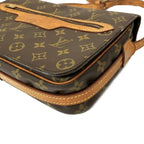 Louis Vuitton Saint Germain 28 Monogram Shoulder Bag Leather — view 7