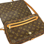 Louis Vuitton Saint Germain 28 Monogram Shoulder Bag Leather — view 6