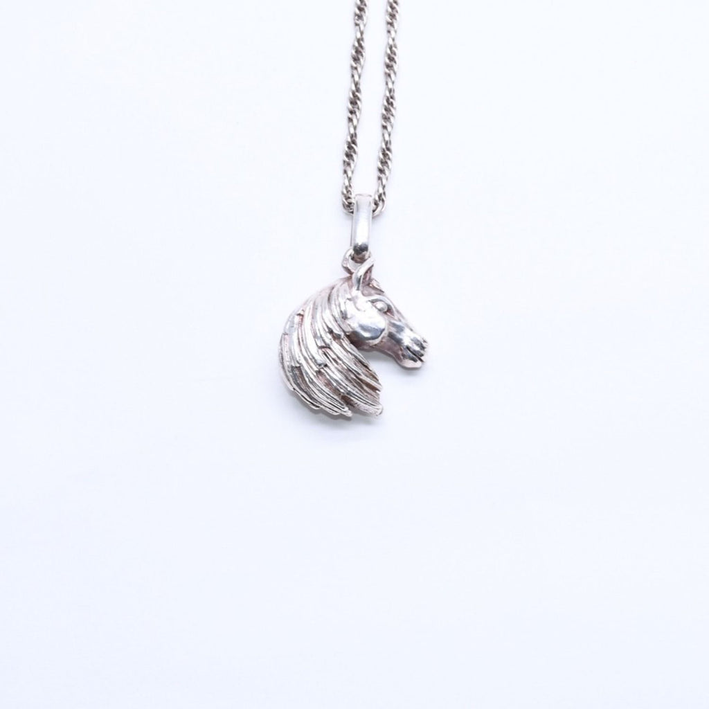 Hermes Horse Head Pendant Chain 925 Sterling Silver — view 7