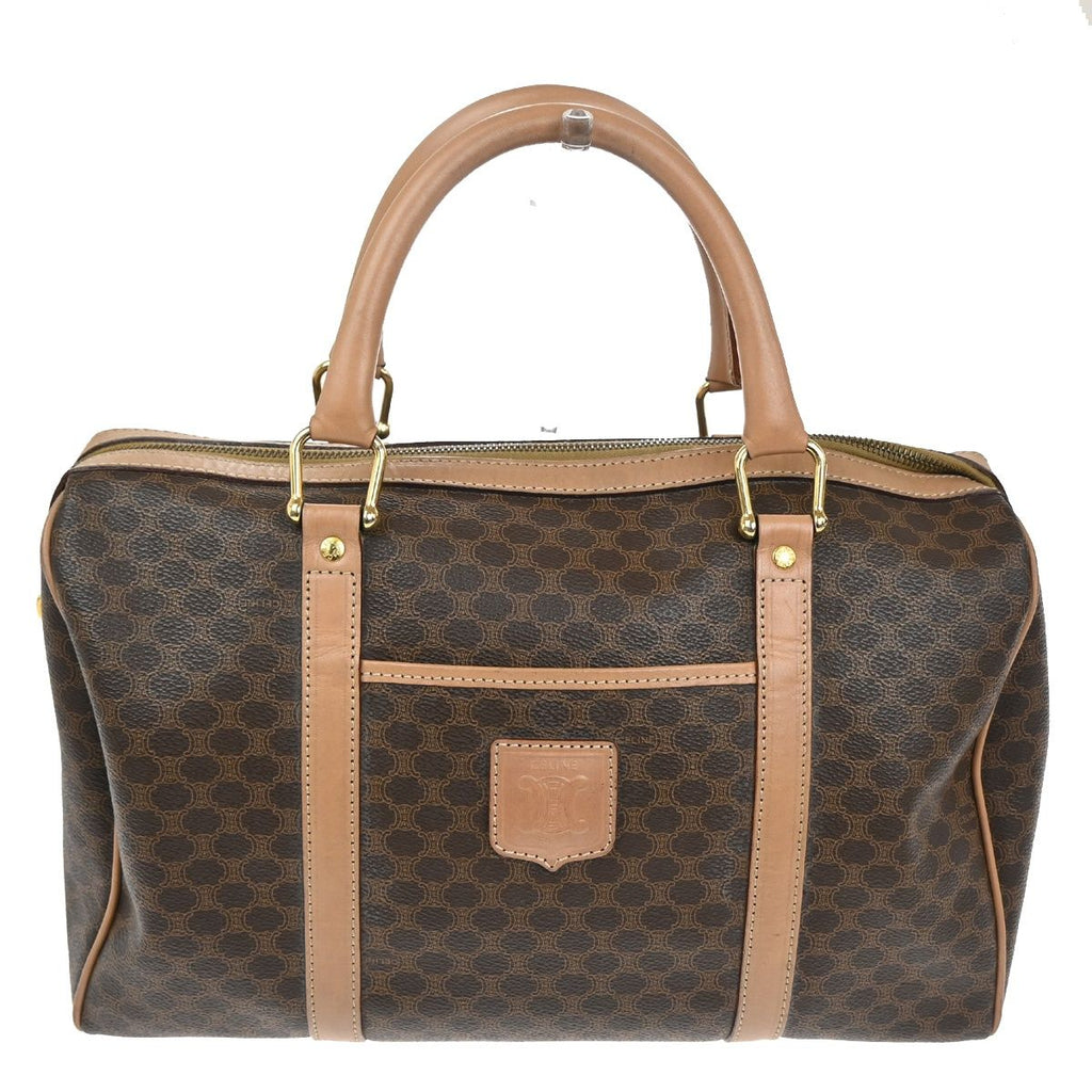 Celine Macadam Boston Bag Leather